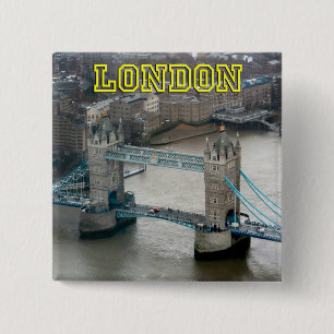 Bóton Quadrado 5.08cm Super! Tower Bridge Londres
