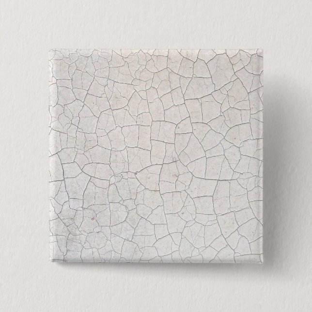 Bóton Quadrado 5.08cm Superfície rachada (Frente)