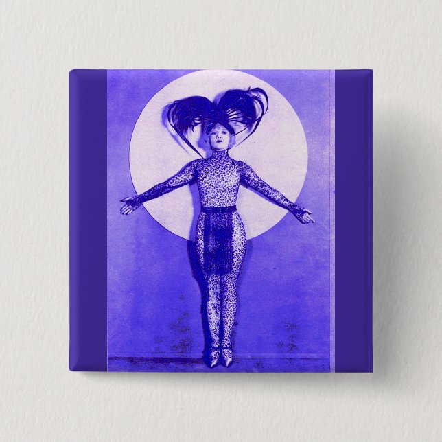 Bóton Quadrado 5.08cm Surgimento de uma estrela de cinema de futebol de  (Frente)