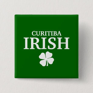 Bóton Quadrado 5.08cm T-shirt irlandês feito sob encomenda orgulhoso da