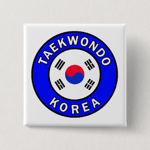 Bóton Quadrado 5.08cm Taekwondo