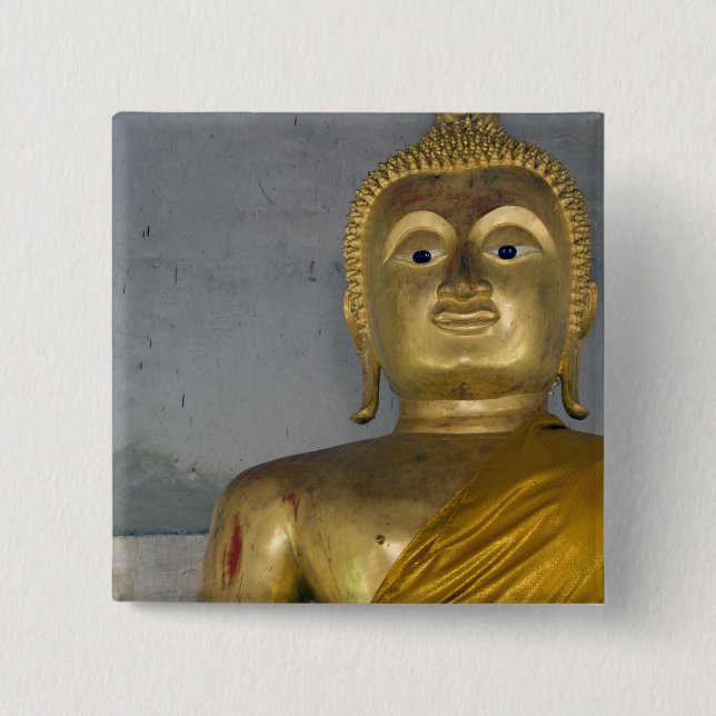 Bóton Quadrado 5.08cm Tailândia, Ilha de Ko Samui (também conhecida como (Frente)
