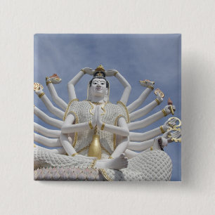 Bóton Quadrado 5.08cm Tailândia, Ko Samui (também conhecido por Koh Samu