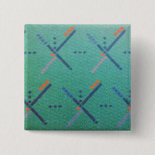 Bóton Quadrado 5.08cm Tapete do aeroporto de PDX