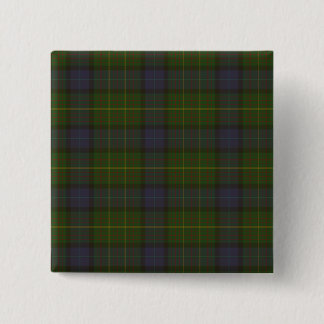 Bóton Quadrado 5.08cm Tartan do Estado da Califórnia