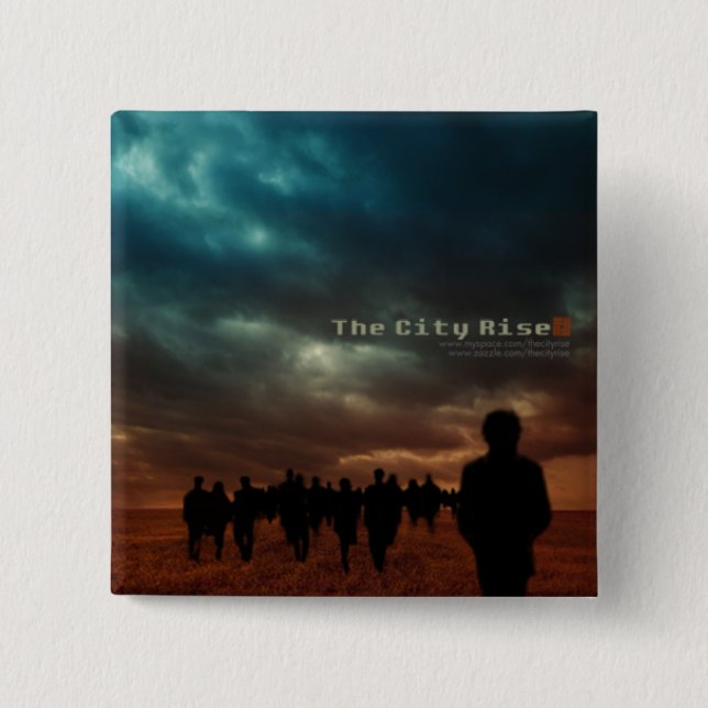 Bóton Quadrado 5.08cm TCR - botão 2x2 (Frente)