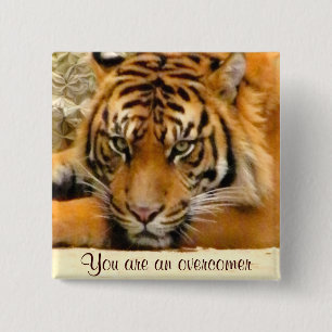 Bóton Quadrado 5.08cm Te Amo.