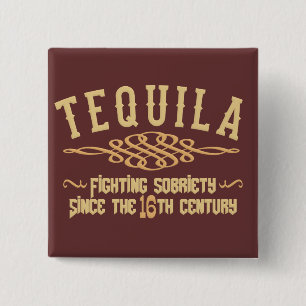 Bóton Quadrado 5.08cm Tecla TEQUILA