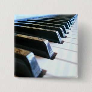 Bóton Quadrado 5.08cm Teclado