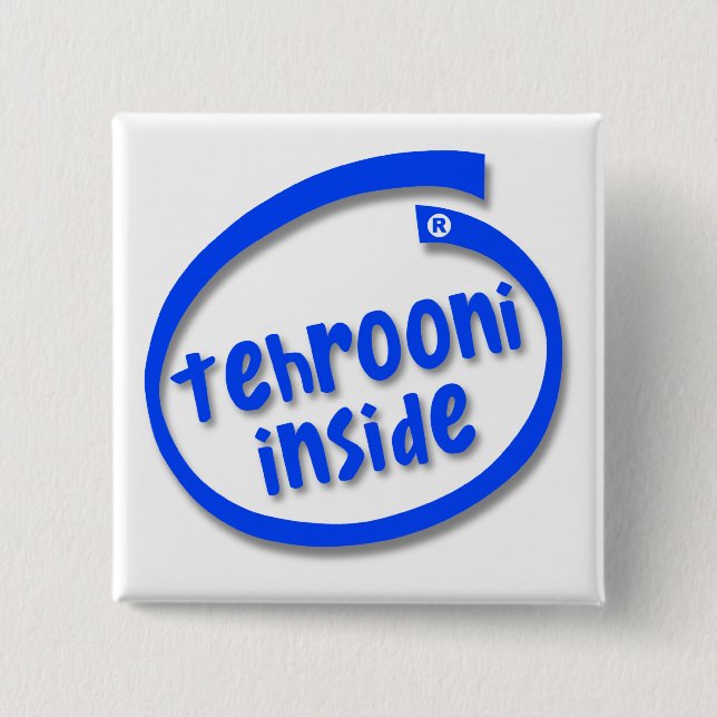Bóton Quadrado 5.08cm Tehrooni Inside (Frente)