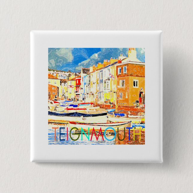 Bóton Quadrado 5.08cm Teignmouth (Frente)