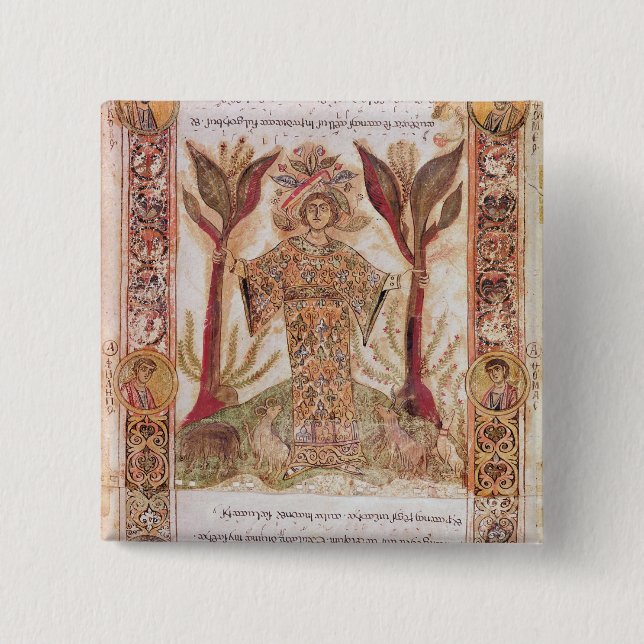 Bóton Quadrado 5.08cm Tellus, de Exultet mim, c.1030 (Frente)