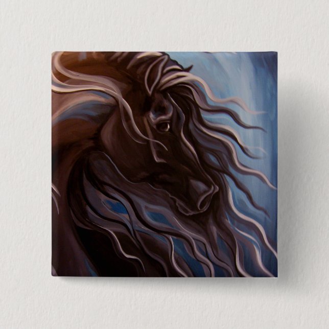 Bóton Quadrado 5.08cm Tempestade do frisão (Frente)