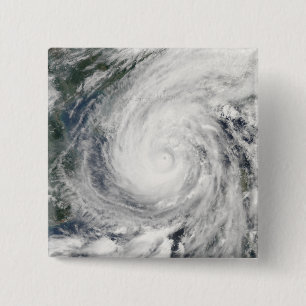 Bóton Quadrado 5.08cm Tempestade tropical Chanchu