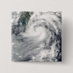Bóton Quadrado 5.08cm Tempestade tropical Chanthu