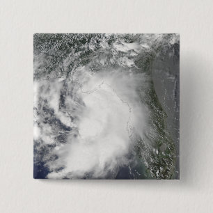 Bóton Quadrado 5.08cm Tempestade tropical Claudette