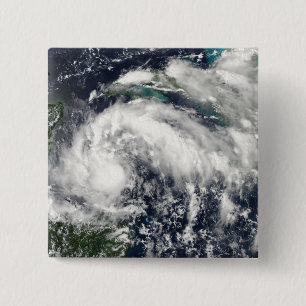 Bóton Quadrado 5.08cm Tempestade tropical Karl