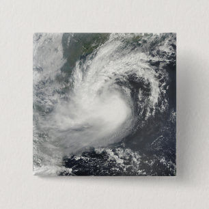 Bóton Quadrado 5.08cm Tempestade tropical Parma que aproxima China e