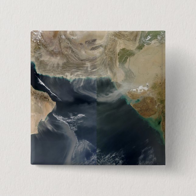 Bóton Quadrado 5.08cm Tempestades de poeira (Frente)