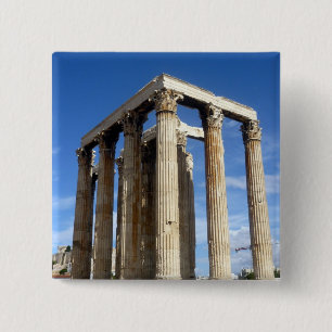 Bóton Quadrado 5.08cm templo zeus