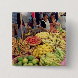 Bóton Quadrado 5.08cm Tenda das frutas e legumes