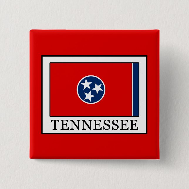 Bóton Quadrado 5.08cm Tennessee (Frente)