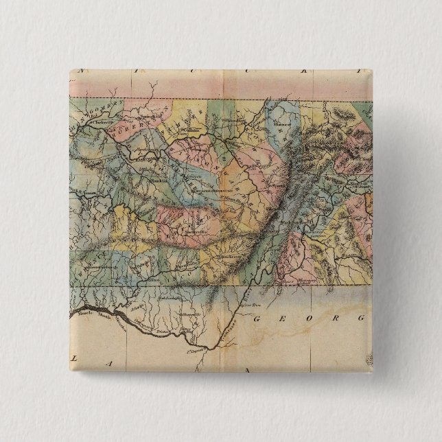 Bóton Quadrado 5.08cm Tennessee 7 (Frente)