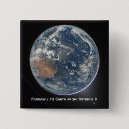 Bóton Quadrado 5.08cm Terra a partir de Artemis II
