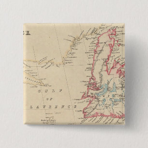 Bóton Quadrado 5.08cm Terra Nova, New Brunswick, Nova Escócia