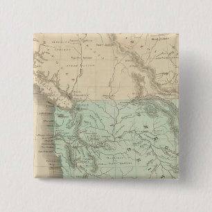 Bóton Quadrado 5.08cm Território do Oregon