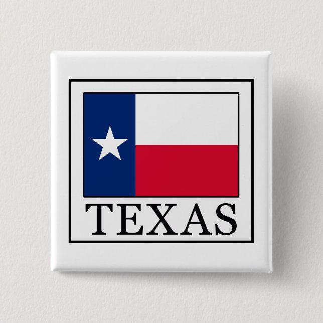 Bóton Quadrado 5.08cm Texas (Frente)