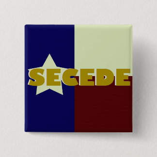 Bóton Quadrado 5.08cm Texas SECEDE o botão quadrado