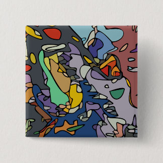 Bóton Quadrado 5.08cm 'the drama queen' - 2" Square Button