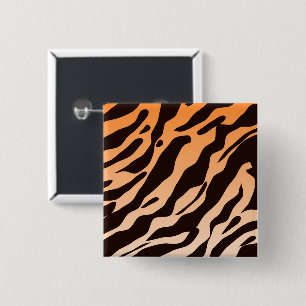 Bóton Quadrado 5.08cm Tigre
