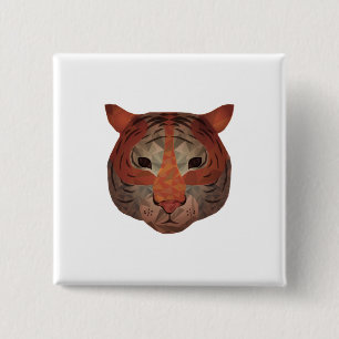 Bóton Quadrado 5.08cm Tigre Automático
