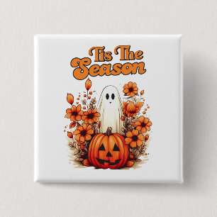 Bóton Quadrado 5.08cm Tis the Season Halloween