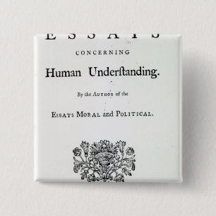 Bóton Quadrado 5.08cm Titlepage 'de ensaios filosóficos