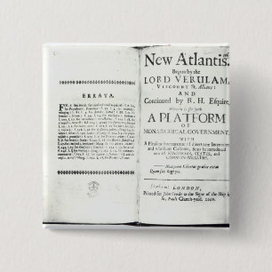 Bóton Quadrado 5.08cm Titlepages a Francis Bacon