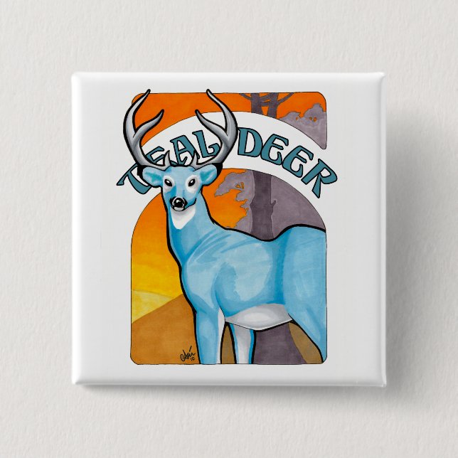 Bóton Quadrado 5.08cm TL; Botão do Dr. (Frente)