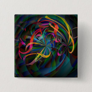 Bóton Quadrado 5.08cm TNT para o Cérebro