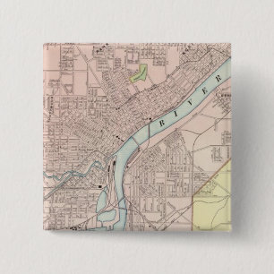 Bóton Quadrado 5.08cm Toledo, Ohio