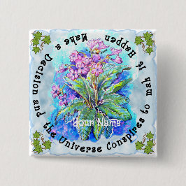 Bóton Quadrado 5.08cm Tomar Uma Decisão