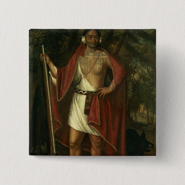 Bóton Quadrado 5.08cm Tonelada do Sa GA Yeath Qua Pieth (Frente)