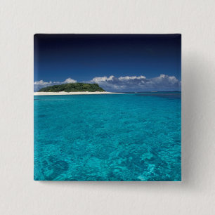 Bóton Quadrado 5.08cm Tonga, Vava'u, Paisagem
