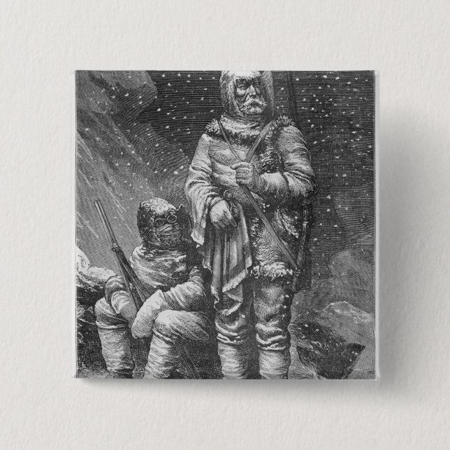 Bóton Quadrado 5.08cm Trajes da exploração (Frente)