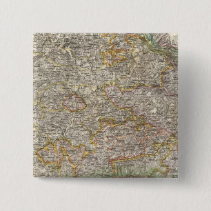 Bóton Quadrado 5.08cm Transilvânia, Romênia