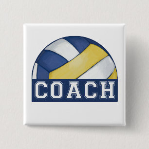 Bóton Quadrado 5.08cm Treinador de Voleibol