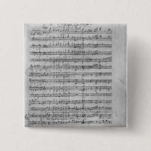 Bóton Quadrado 5.08cm Três Lieder