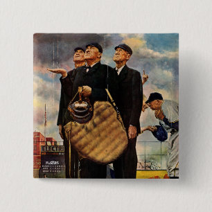 Bóton Quadrado 5.08cm Três Umpires