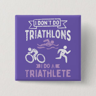 Bóton Quadrado 5.08cm Triathlon Funny